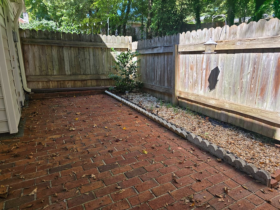 Private Back Patio