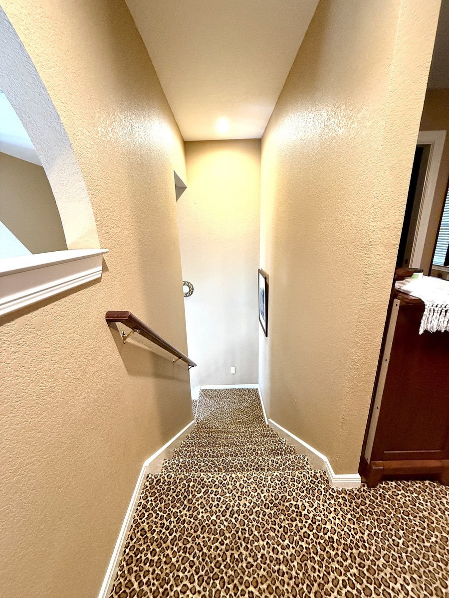 Open Upstairs Bedroom Stairs