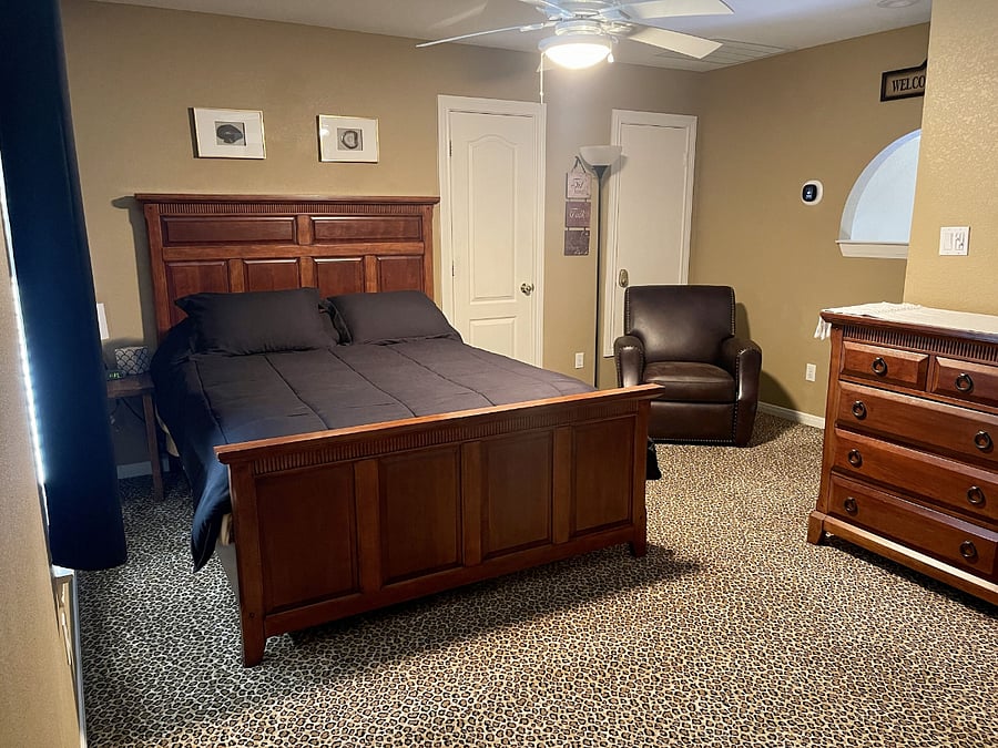Open Upstairs Bedroom