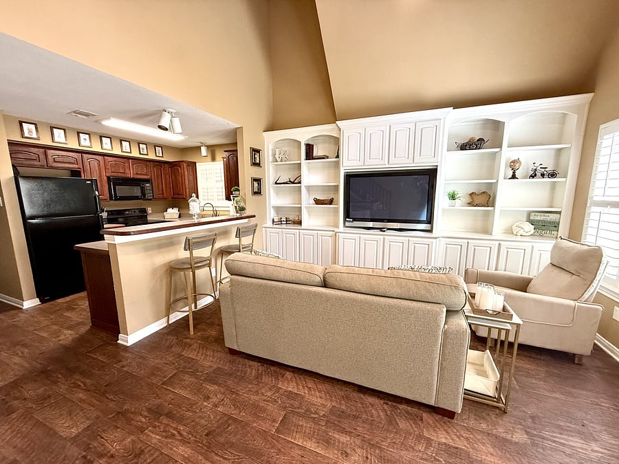 View of Kitchen/Living Room