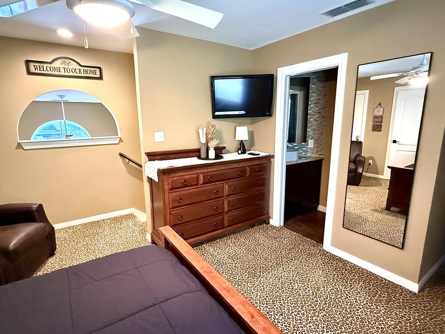 Open Master Bedroom