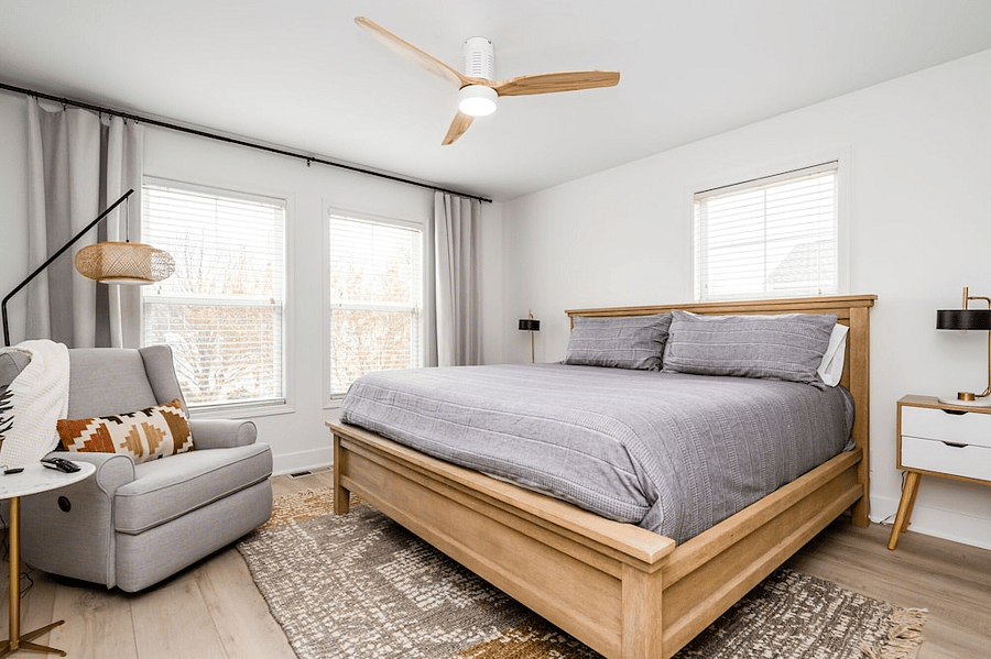 Second BR with a king bed