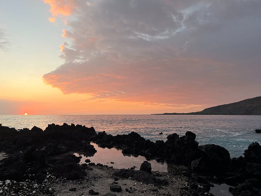 Manini beach on Kealakekua Bay