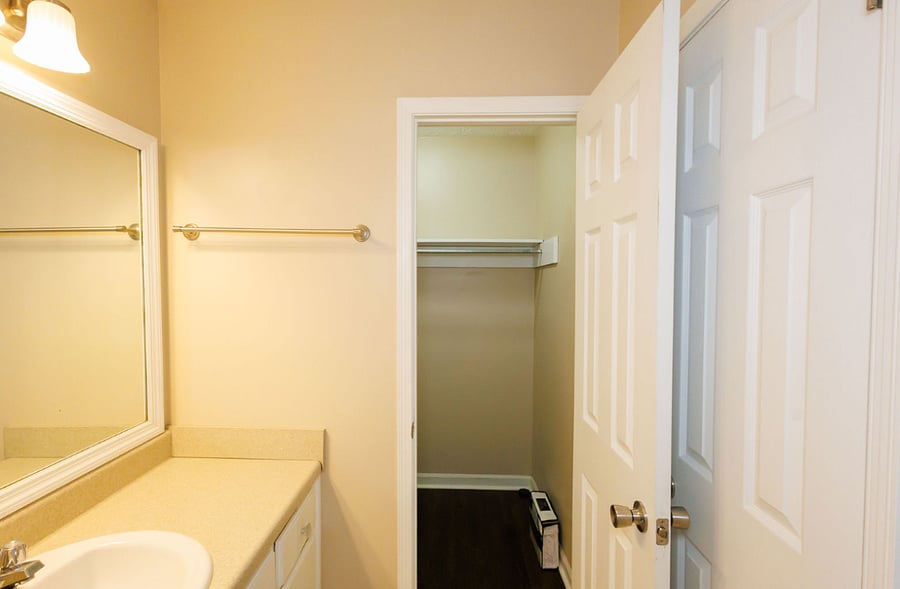 Hallway bathroom