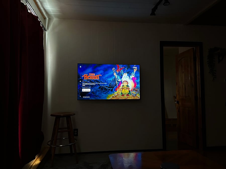 Showing the power of the blackout curtains.
