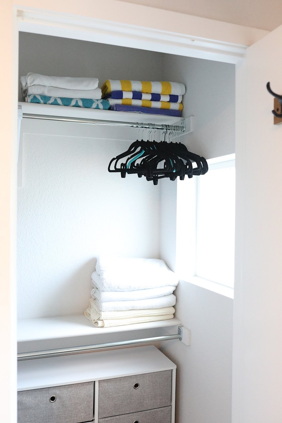 second bedroom walk-in closet