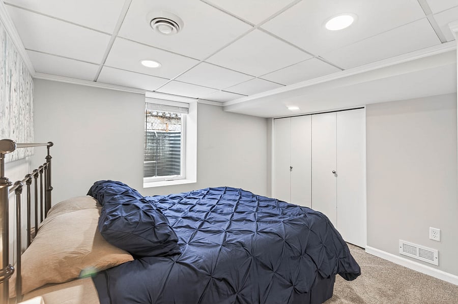 Basement bedroom two.