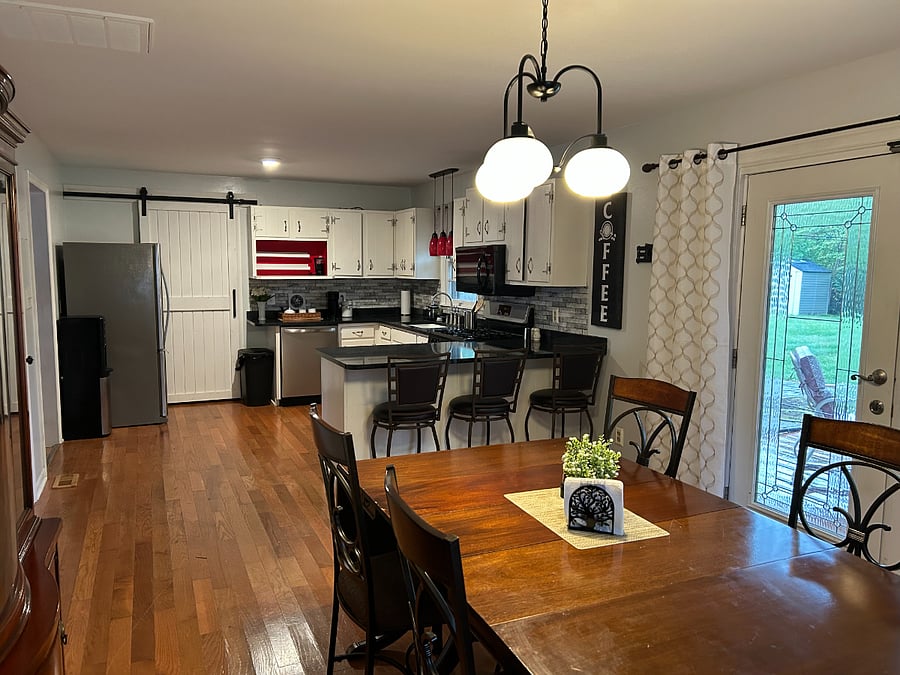 View of Kitchen from Dining Room