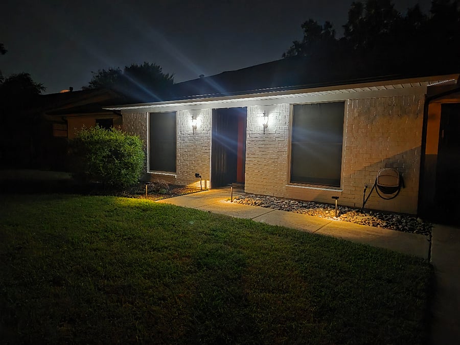 Outside lighting for safety