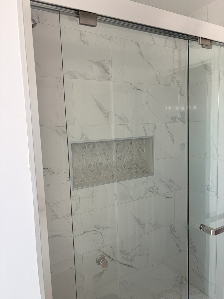 1st floor bathroom shower.