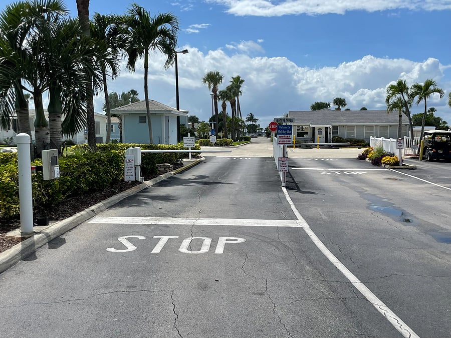 Gated Community Entrance