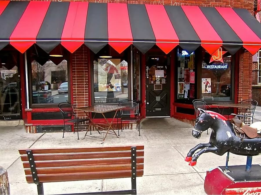 Unique restaurants and stores surround this area!