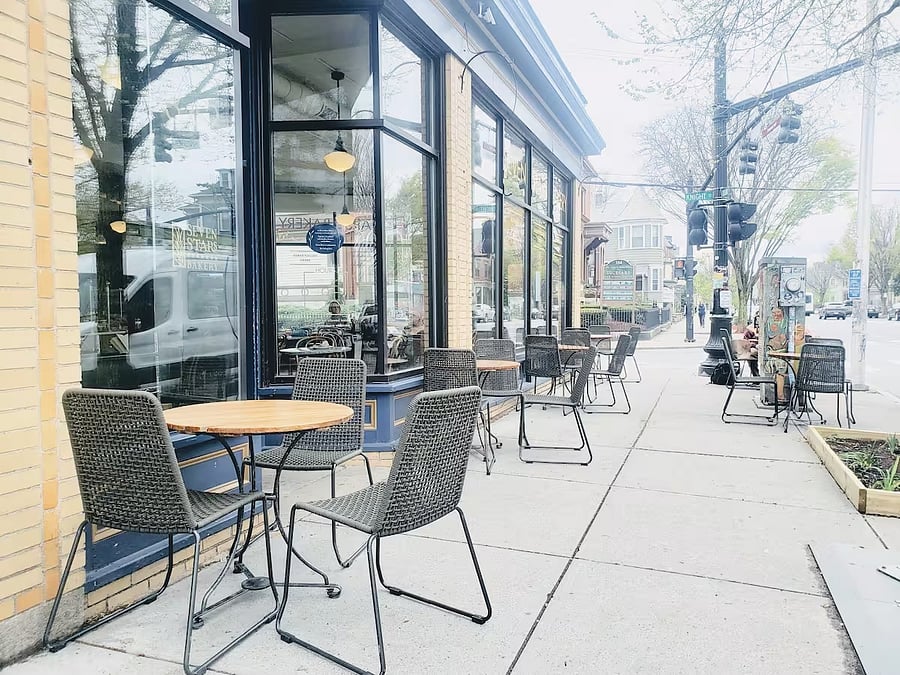 Walk to bakeries, restaurants, and spas