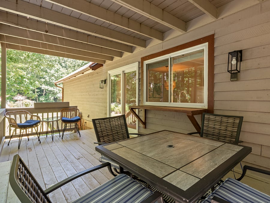 Covered Back Porch
