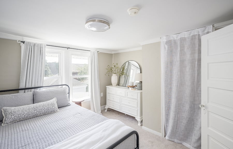 Queen Bedroom with two closets, across from the Master