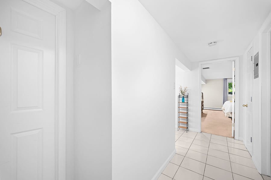 Hallway into bedroom