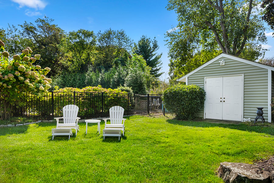 Designated use of yard -- storage space if need per request