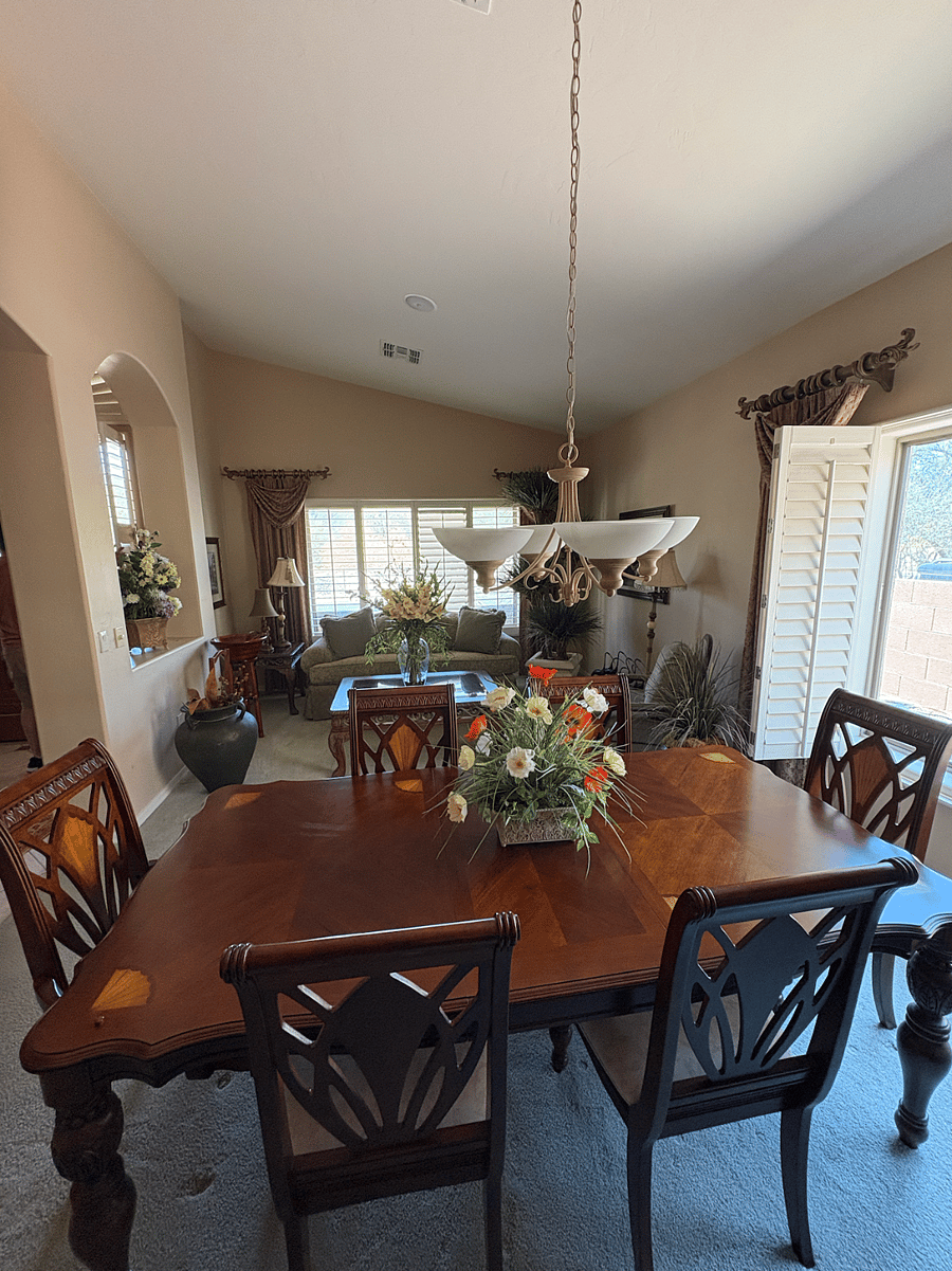 Formal dining and living room