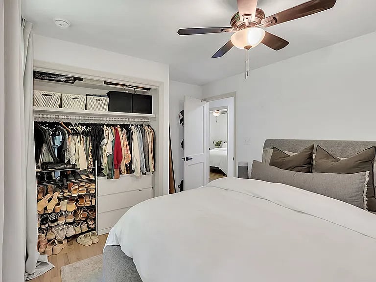 master bedroom with ensuite bathroom
