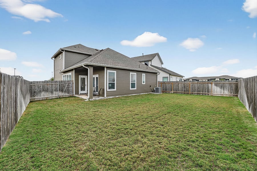 Fenced Backyard