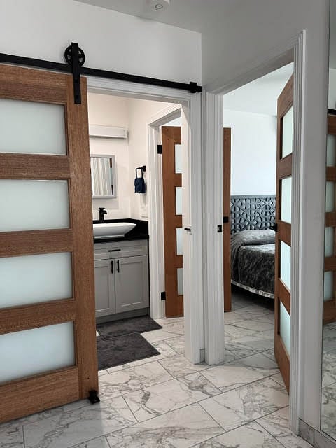 Bedroom and Bathroom entrance