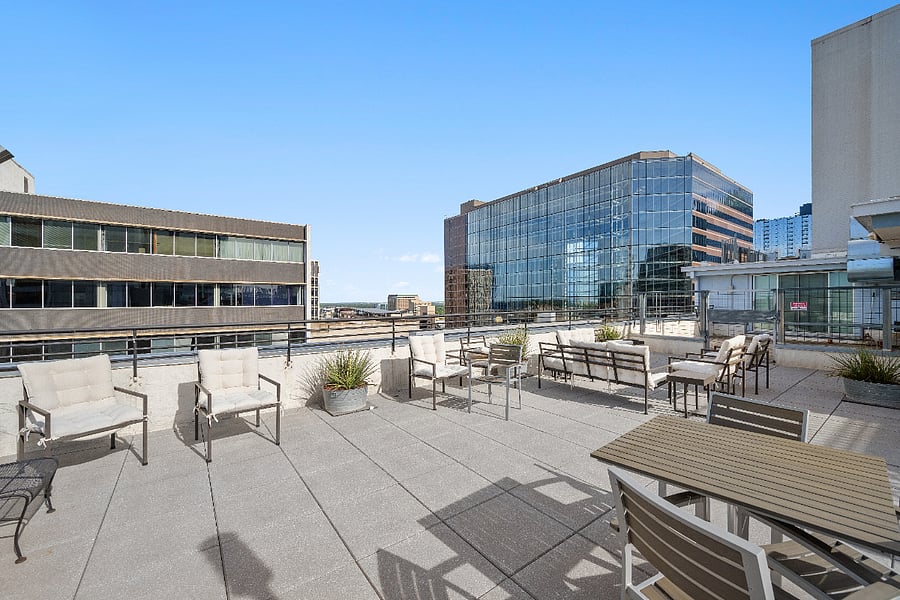 Rooftop patio with Wifi.