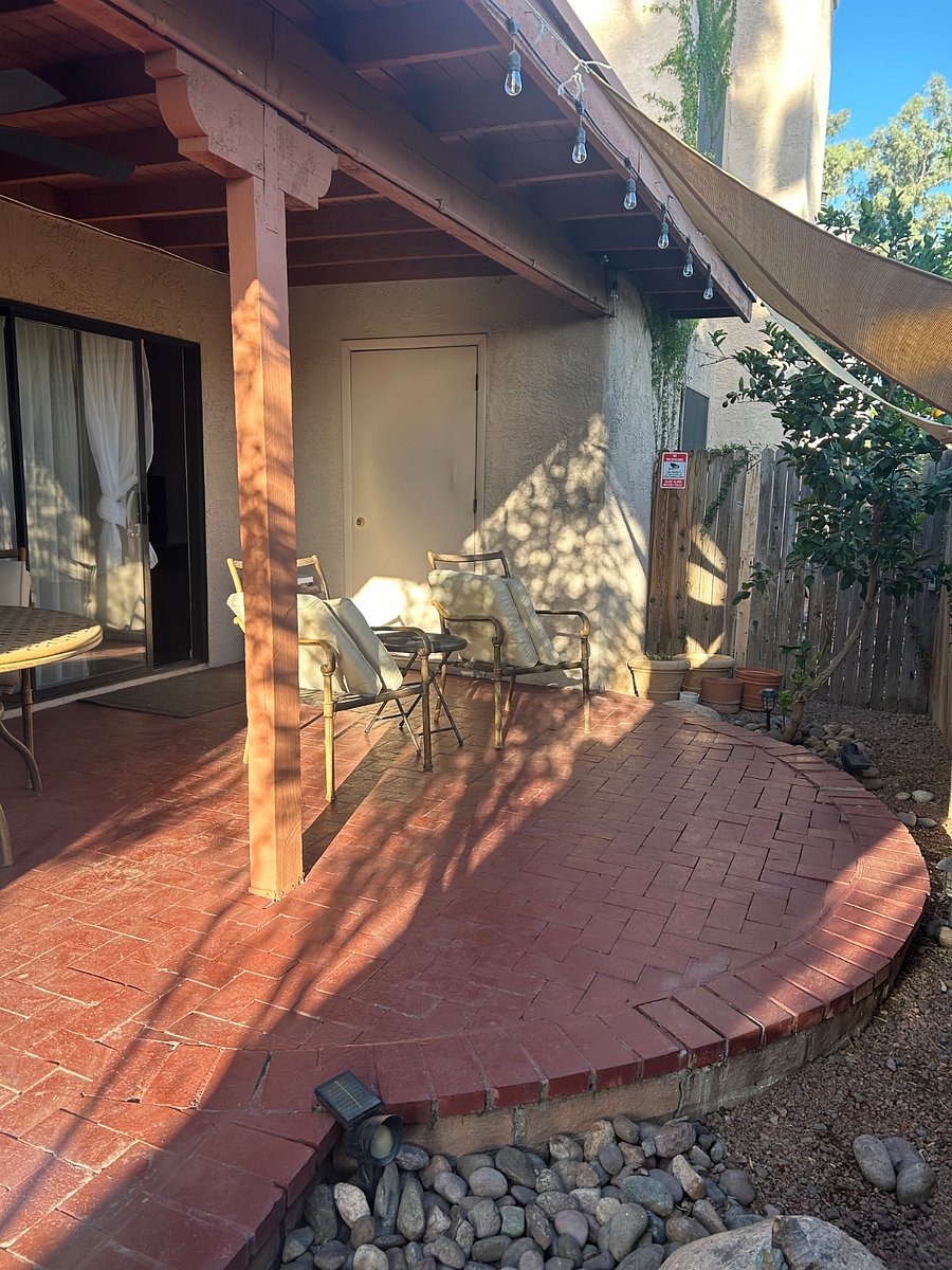 Covered back patio
