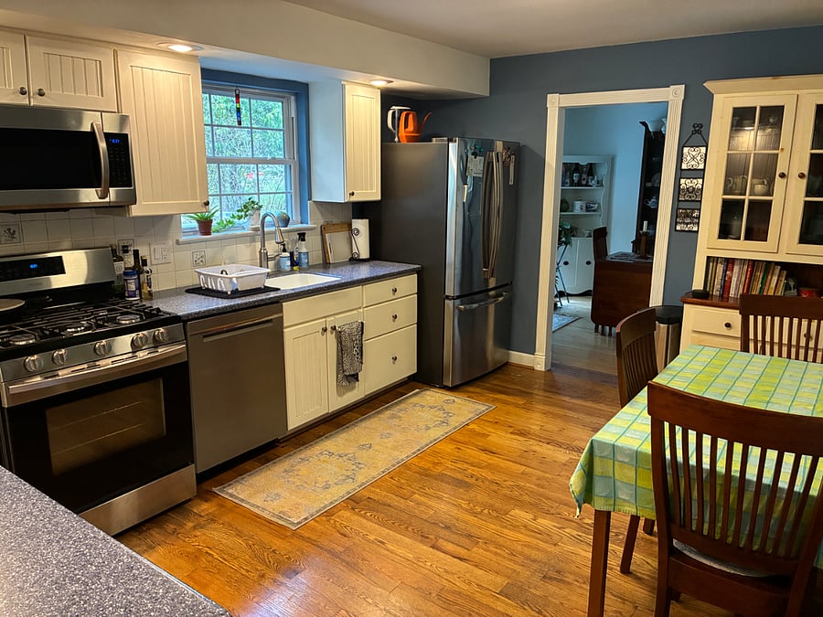 Kitchen with updated appliances