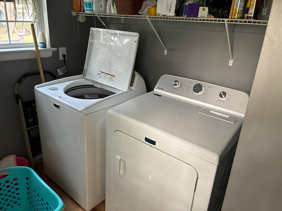 Laundry room on first floor