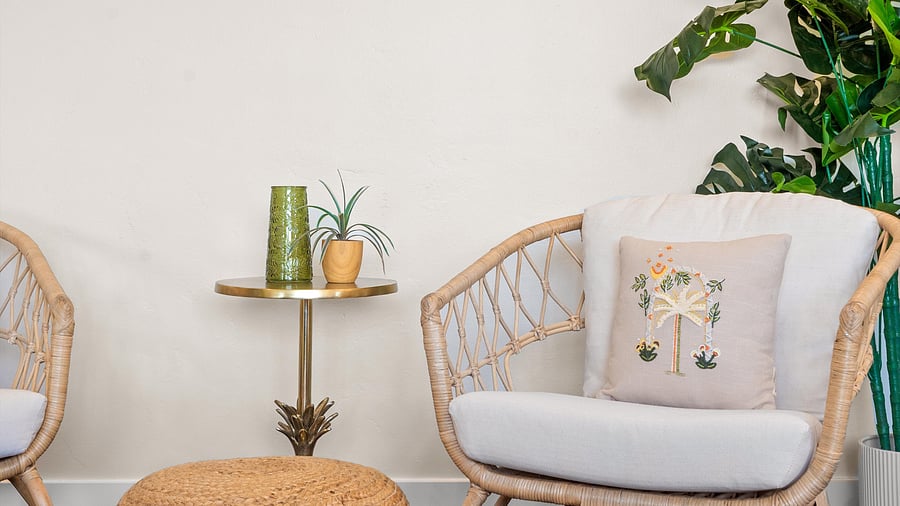 Sit and relax in this little nook in the living room