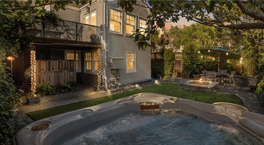 Yard, Hot Tub, Fire Pit