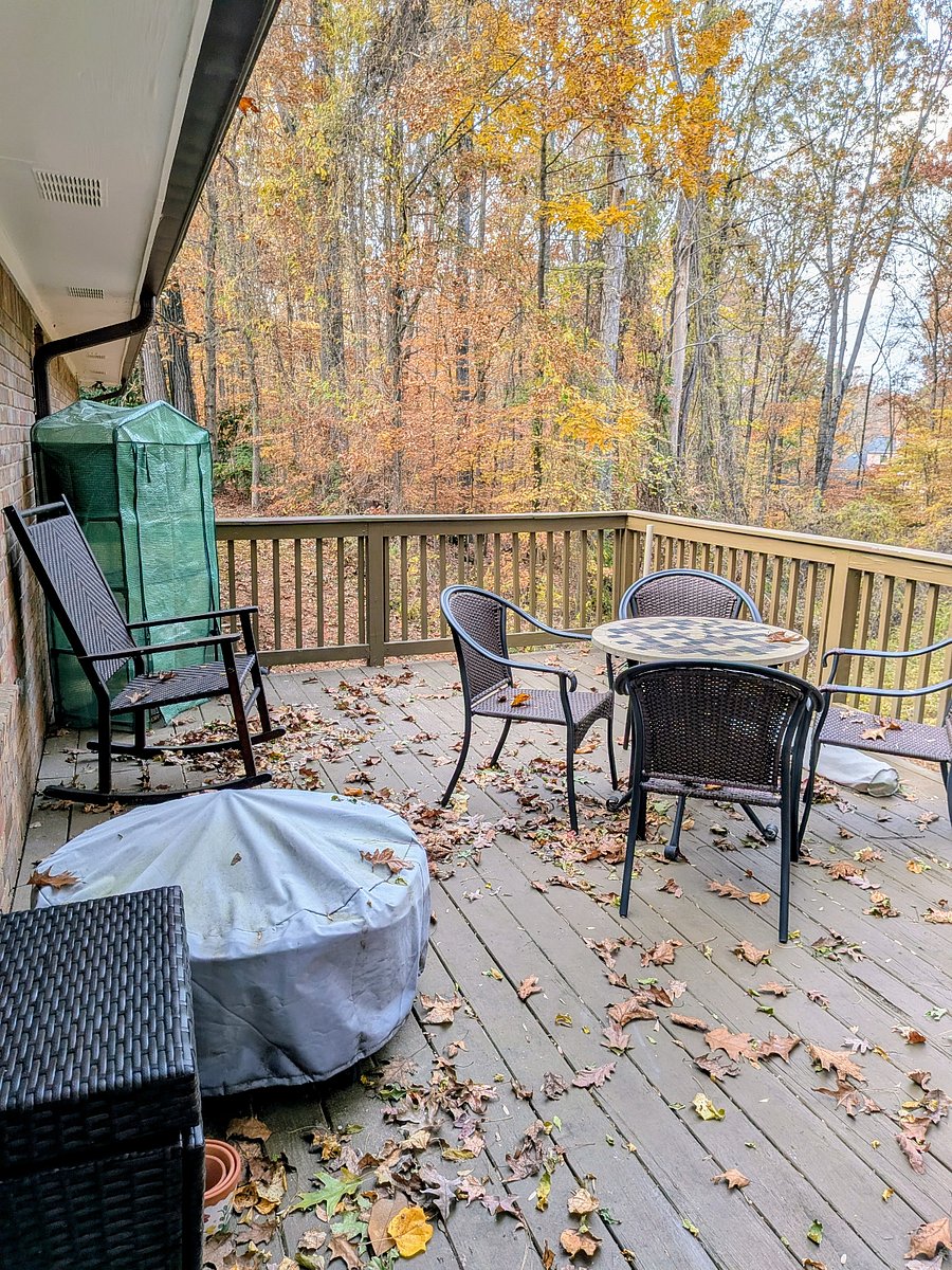 Furnished private deck