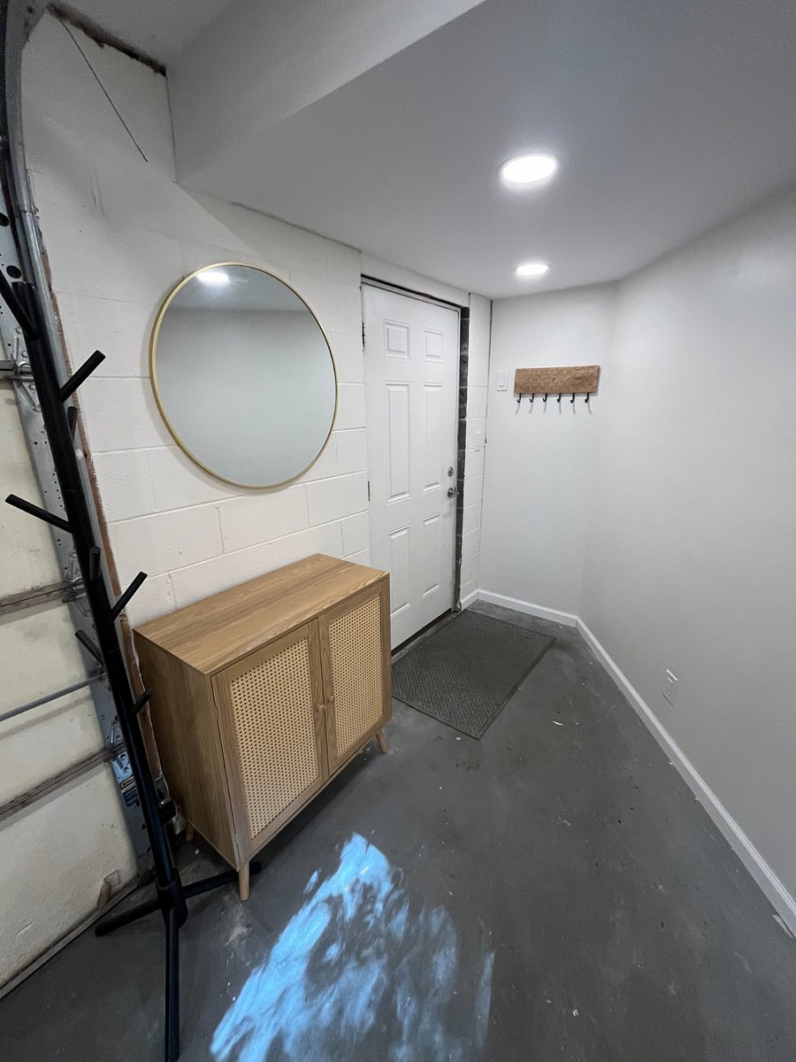 Inside front door