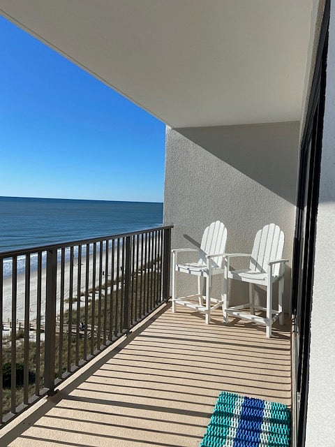 South view from balcony