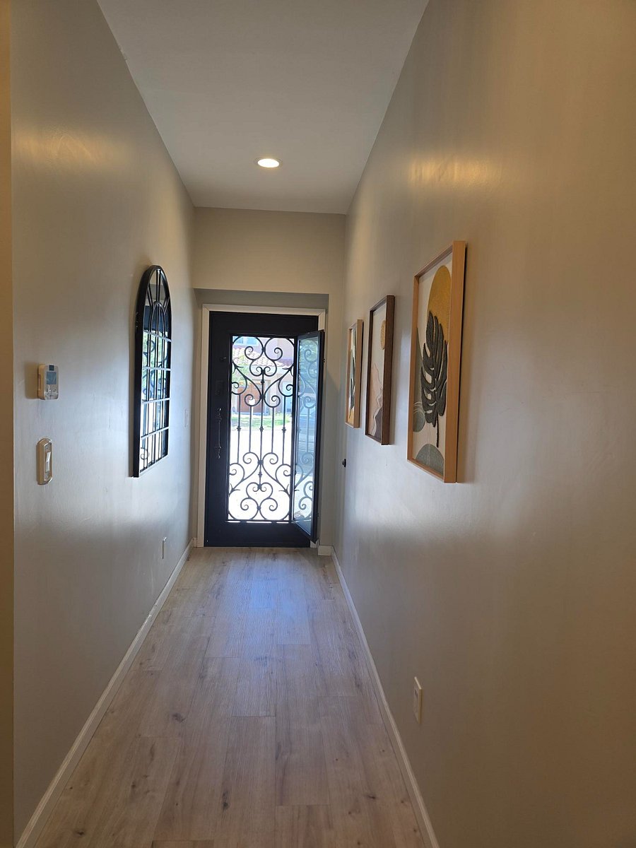 Front door window opens with screen to let air fresh air in