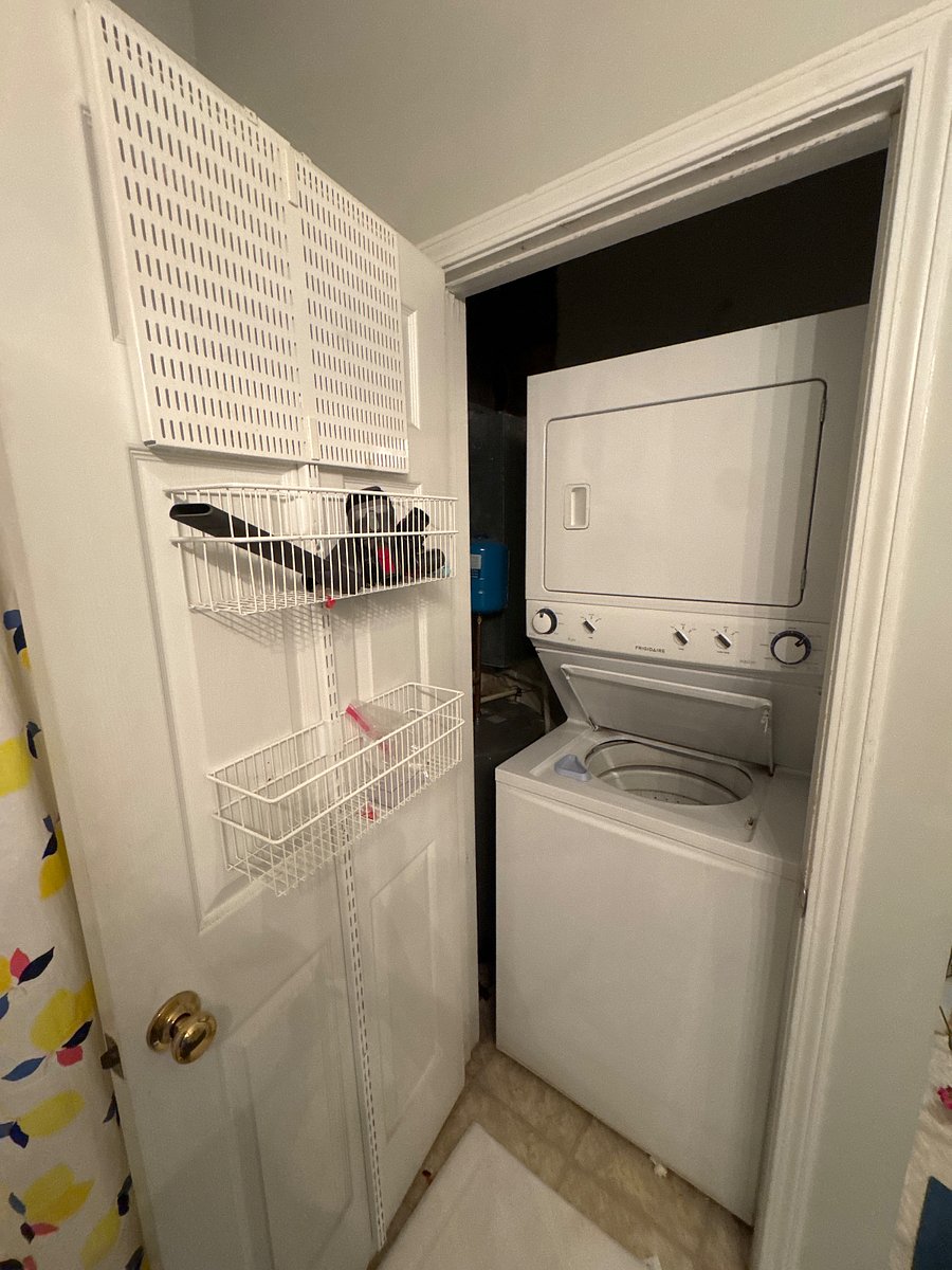In unit washer and dryer