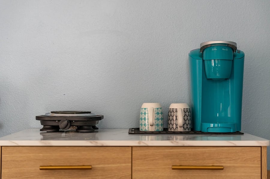 Hot plate and Keurig coffee maker