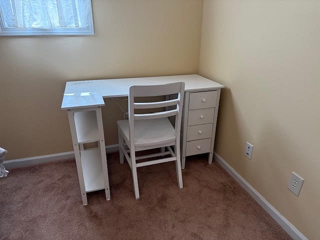 Desk with chair