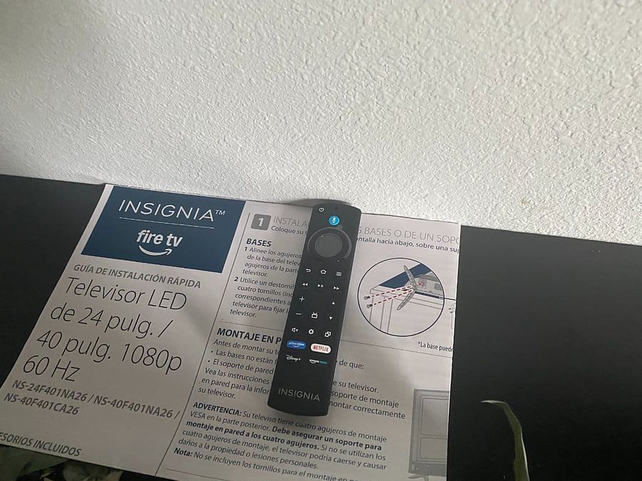 New fire Tv and remote.