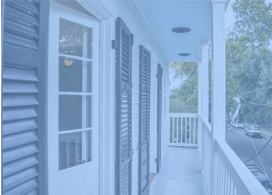 Upstairs Balcony