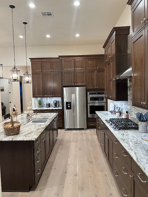 Kitchen side view