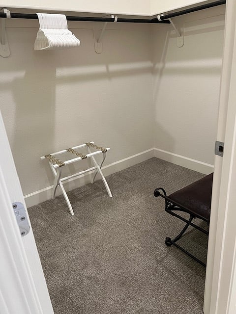 Primary walk-in closet