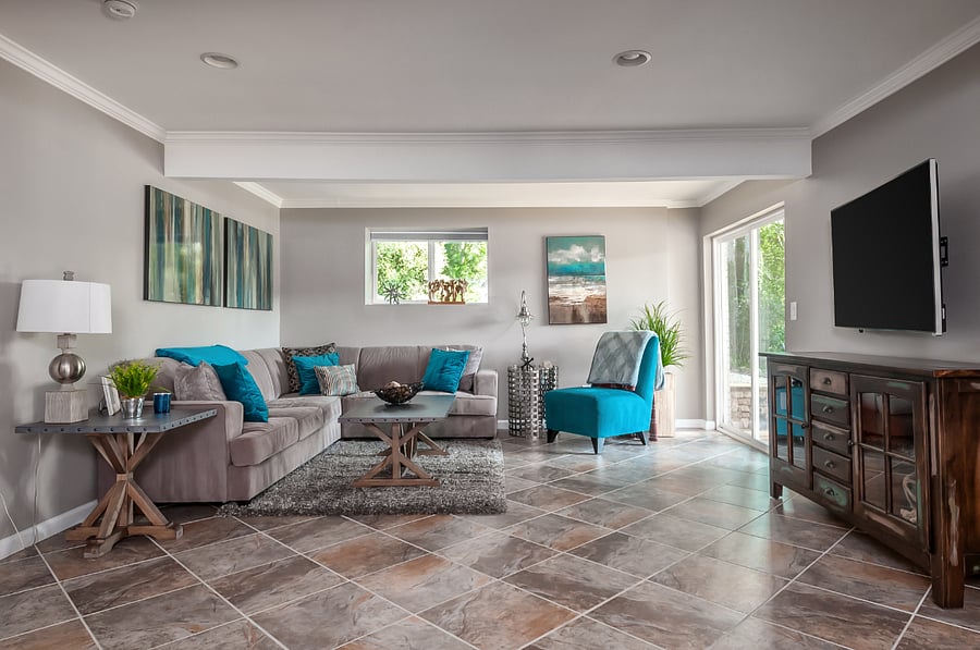 Walkout Terrace Living Area w/ Sleeper Sofa