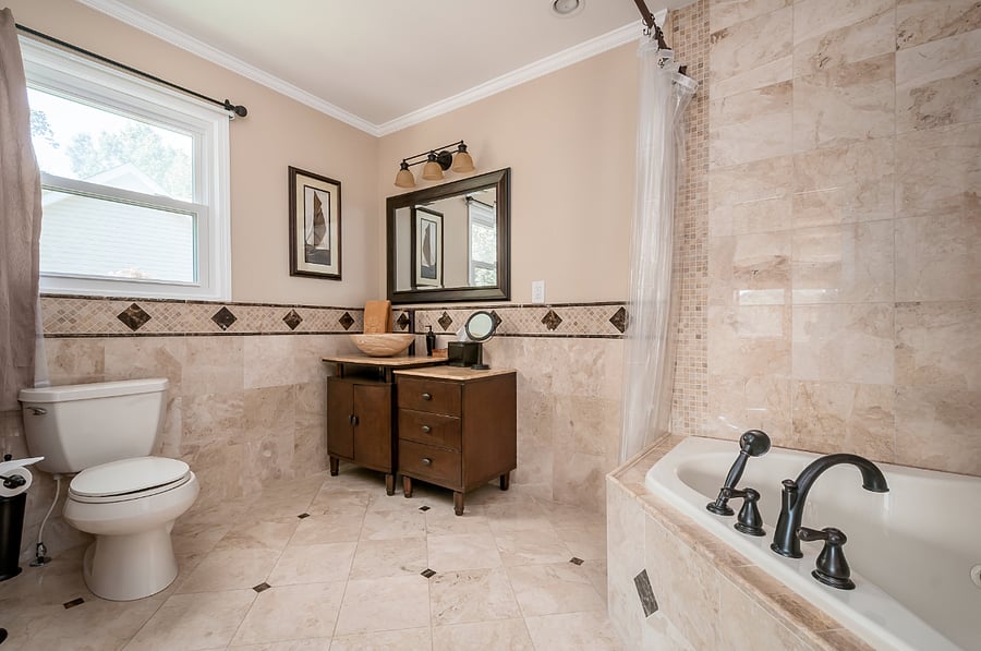 Upstairs Master Bathroom