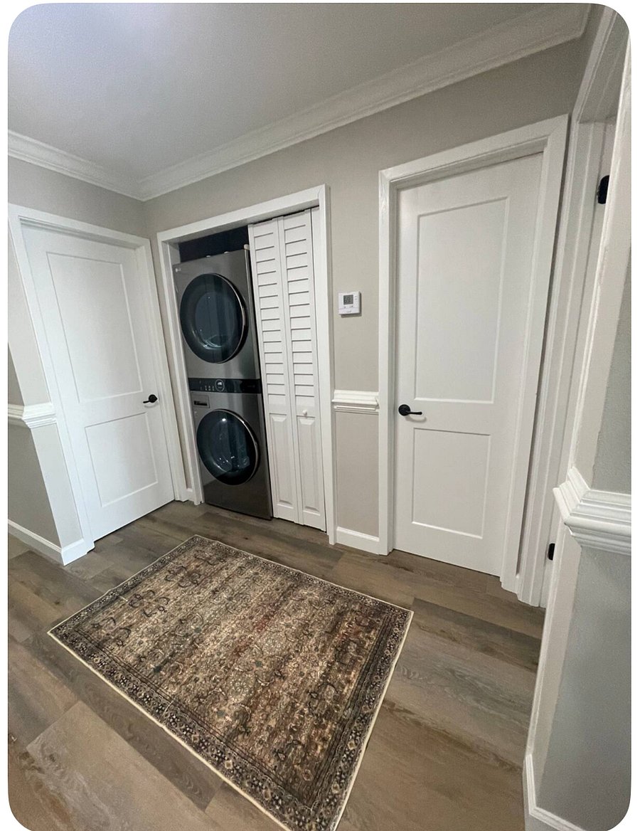 Extra large, smart washer, and dryer