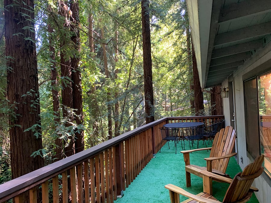 Upper front deck wider view