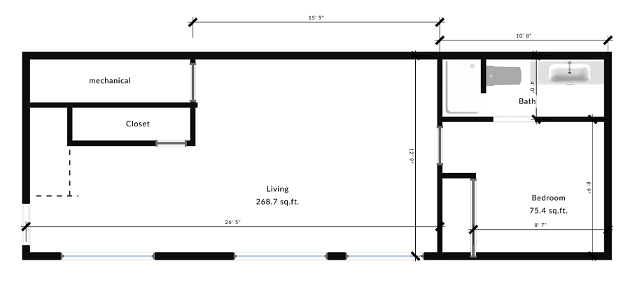 Downstairs