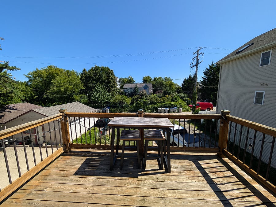 2nd story balcony