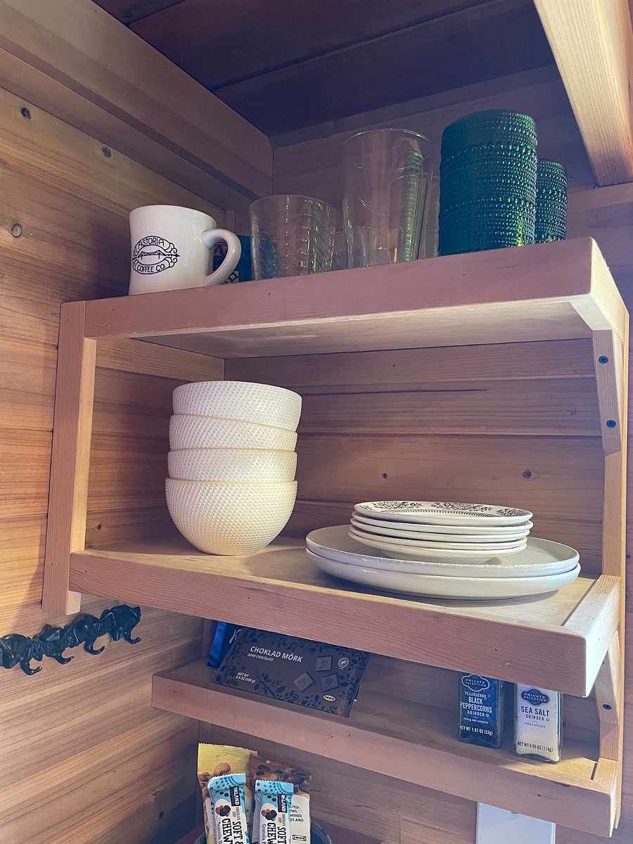 Dishes, silverware, cooking utensils, pots and pans provided.