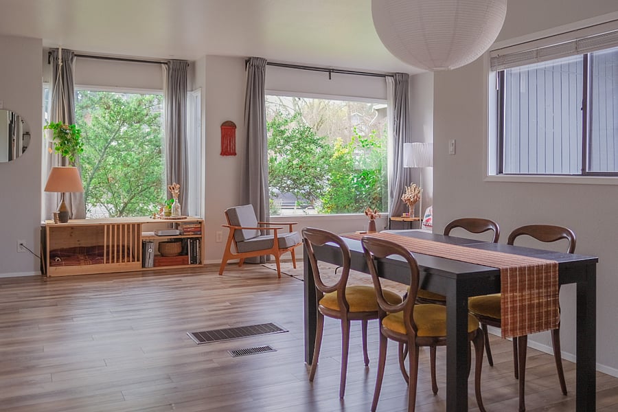 View from kitchen towards the front of the home